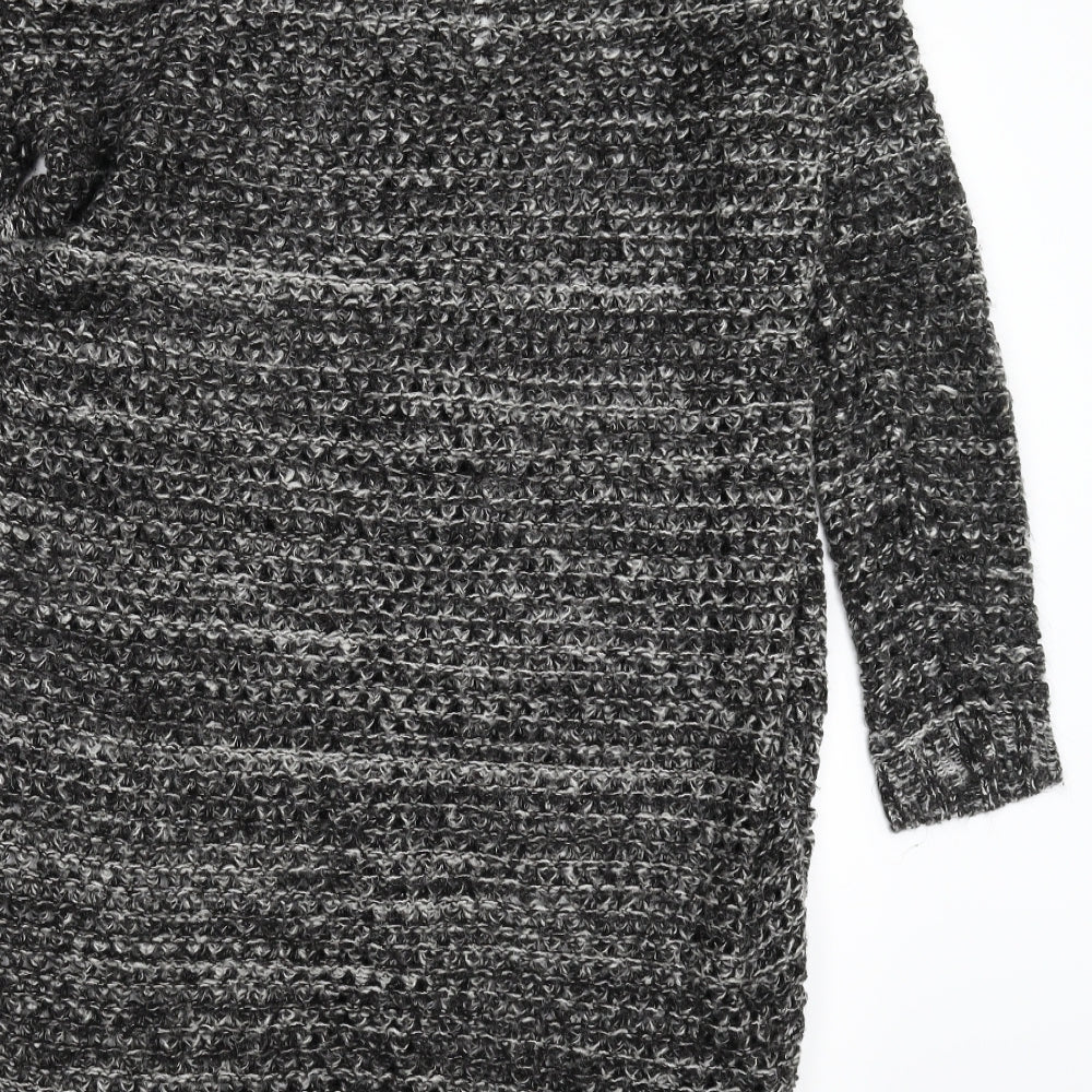 Pins & Needles Womens Grey Knit Cardigan Jumper Size S - Oversized