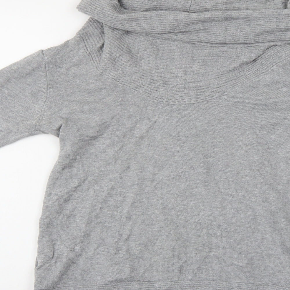 Yessica Womens Grey Pullover Jumper Size S