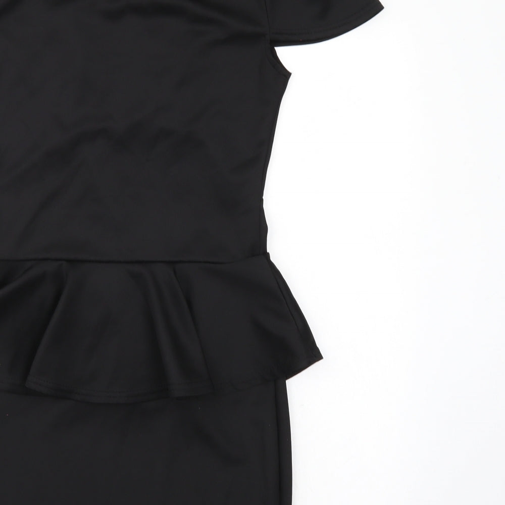 Preworn Womens Black Bodycon