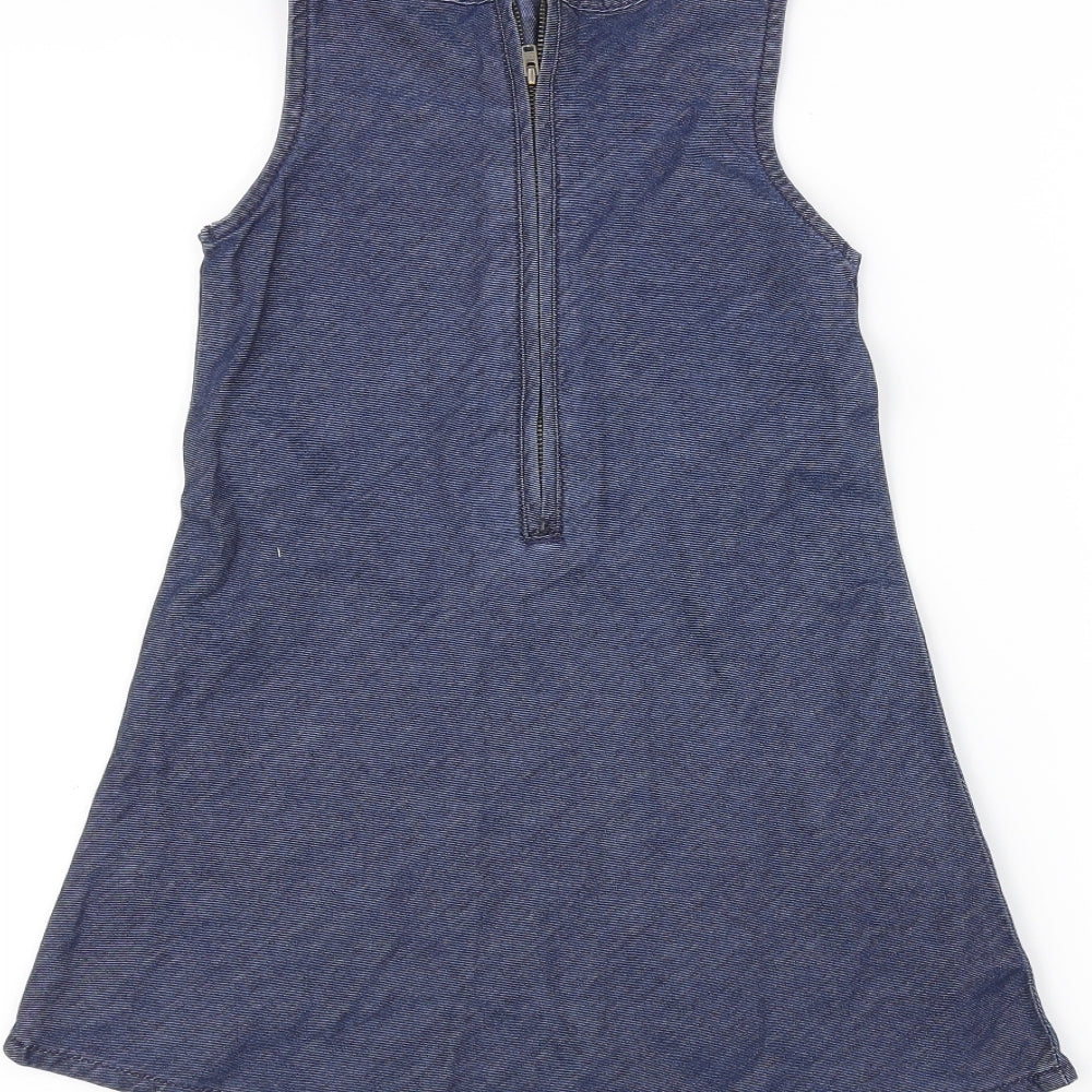 NEXT Girls Blue Denim A-Line Size 7 Years