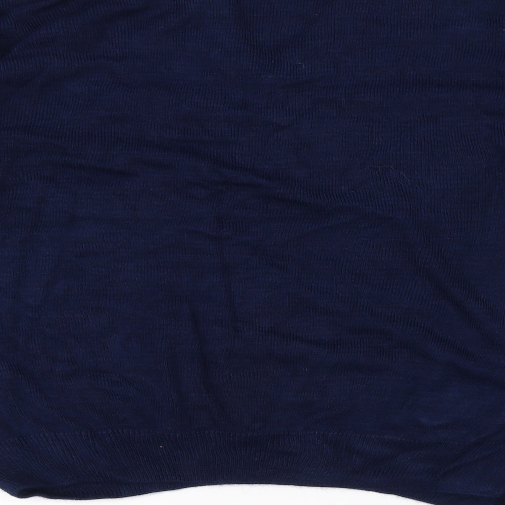 dimagio Mens Blue Knit Pullover Jumper Size M