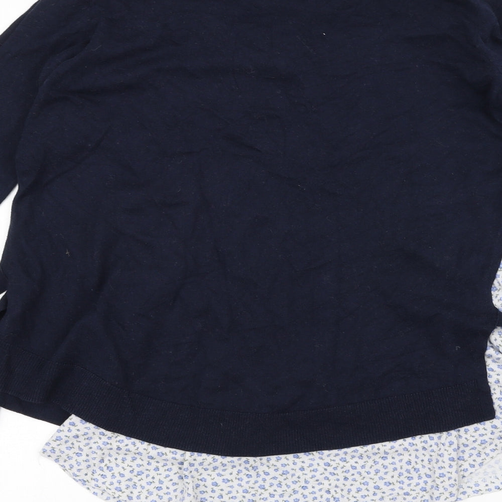 H&M Womens Blue Pullover Jumper Size S