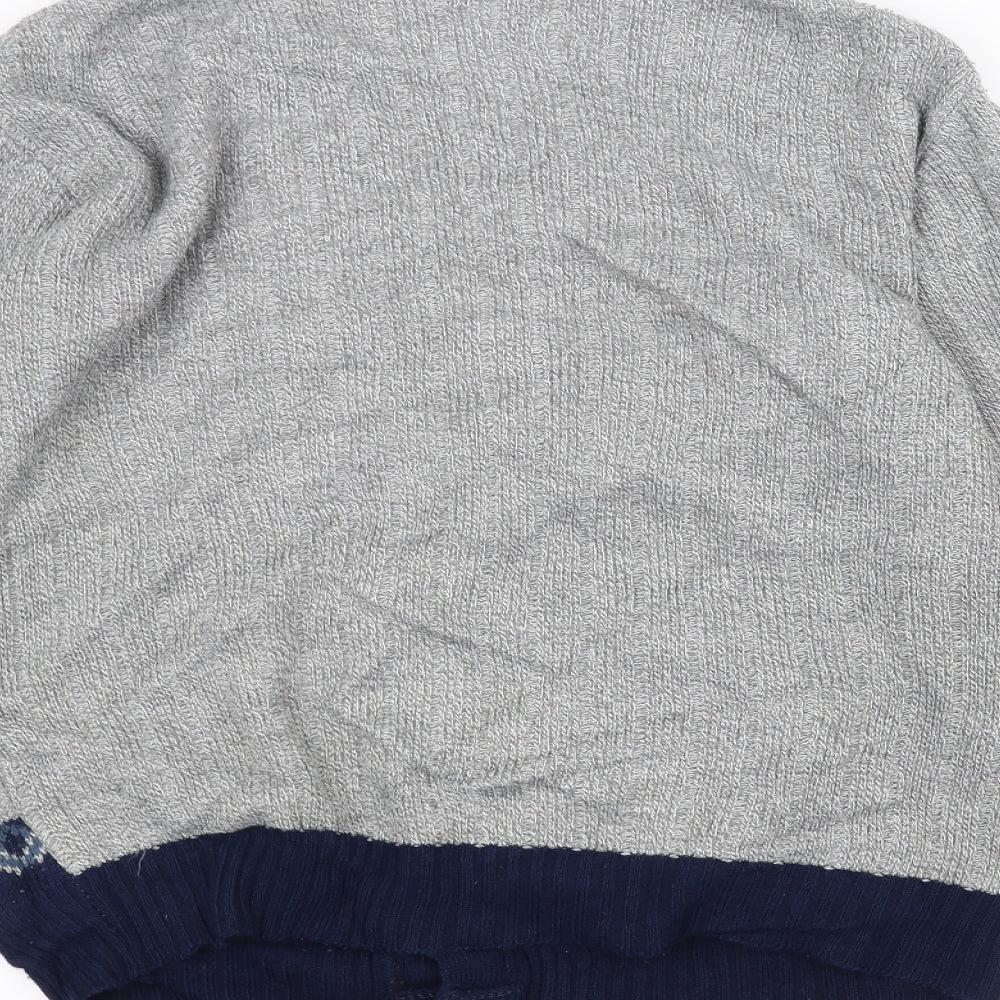 Bellisimo Womens Grey Knit Jacket Coat Size M