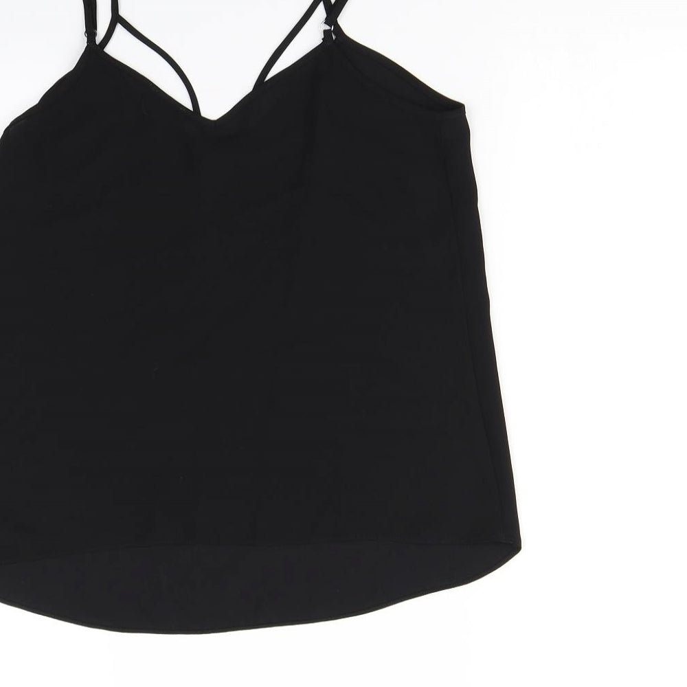 River Island Womens Black Basic Tank Size 8