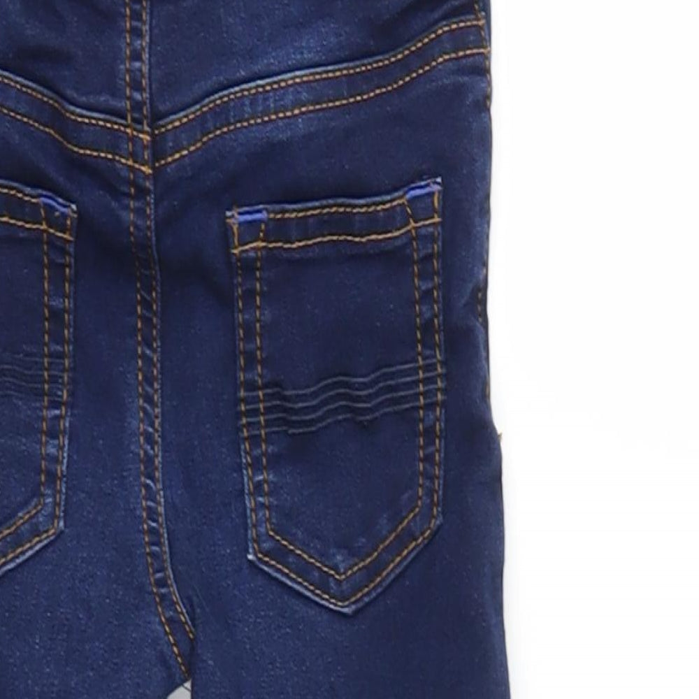 Lola Maverick Baby Blue Cargo Jeans Size 12-18 Months