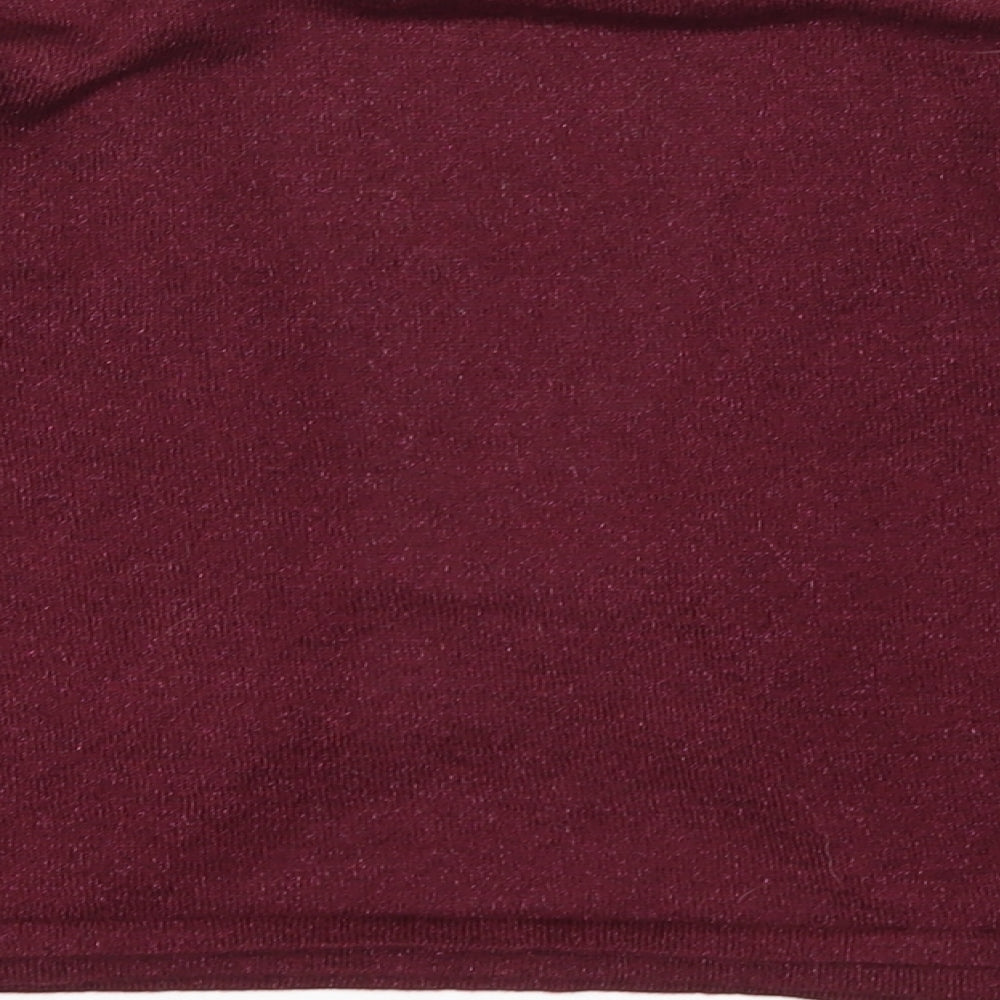 Per Una Womens Purple Cardigan Jumper Size 14