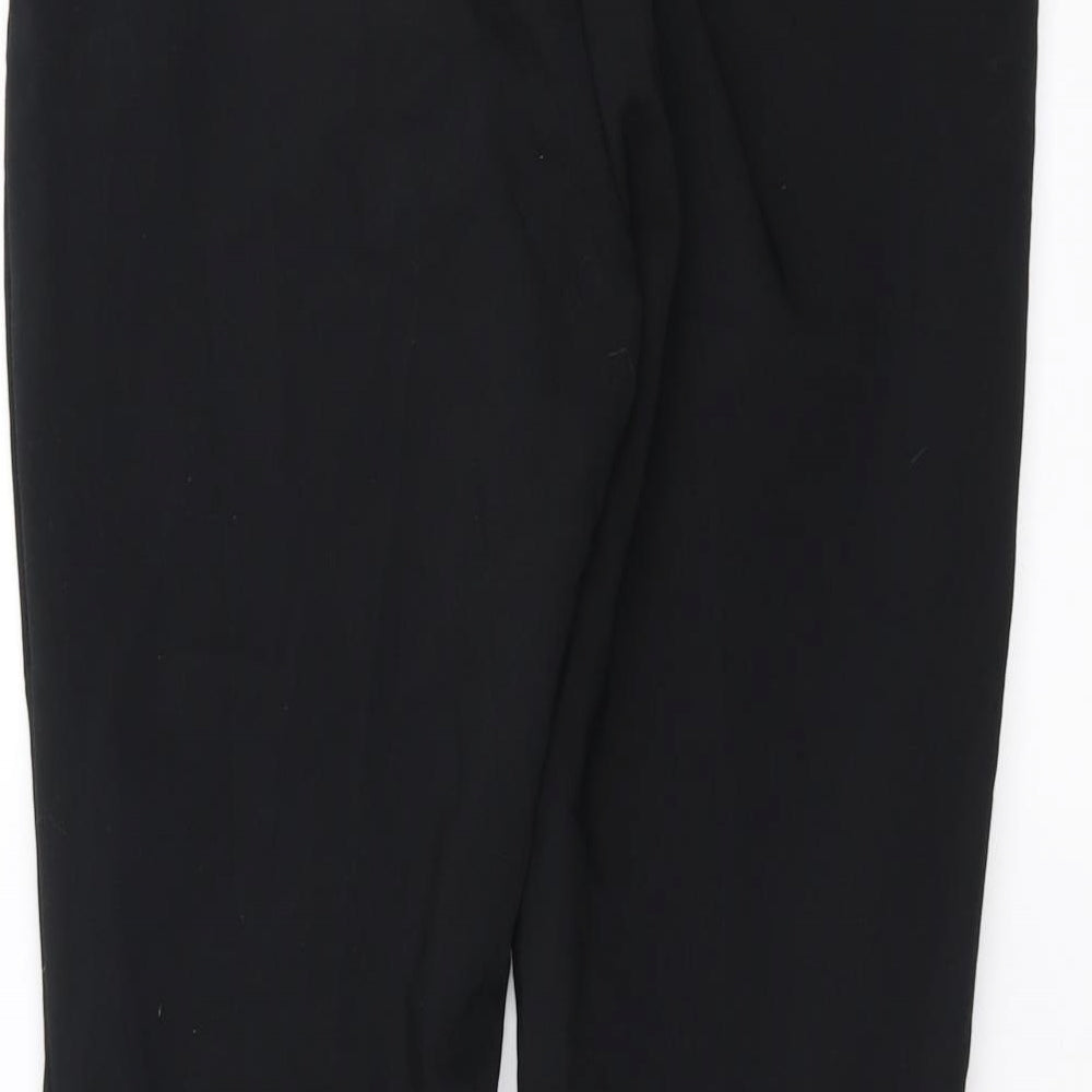 H&M Womens Black Trousers Size 10 L27 in