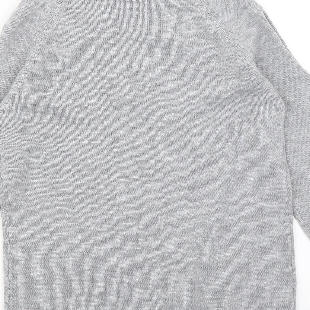 Preworn Womens Grey Knit Pullover Jumper Size XL