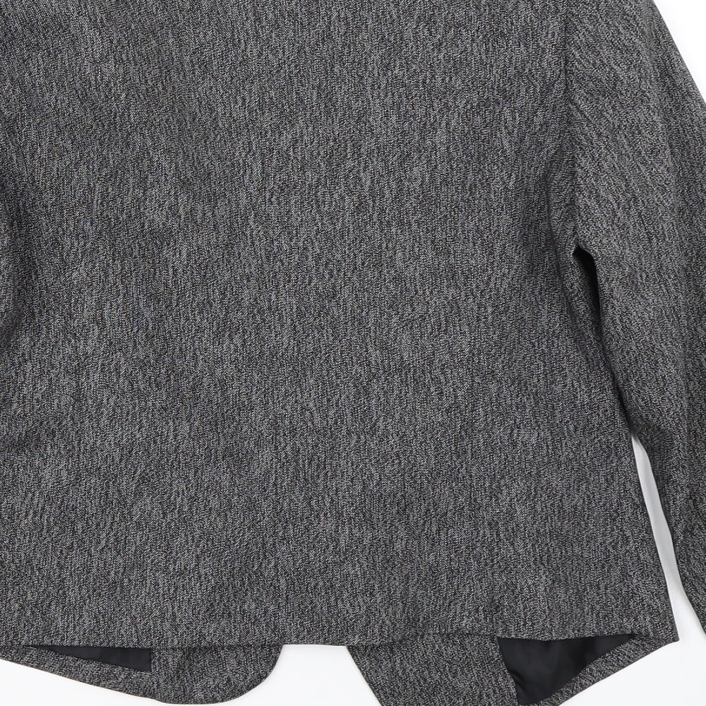 George Womens Grey Jacket Blazer Size 12