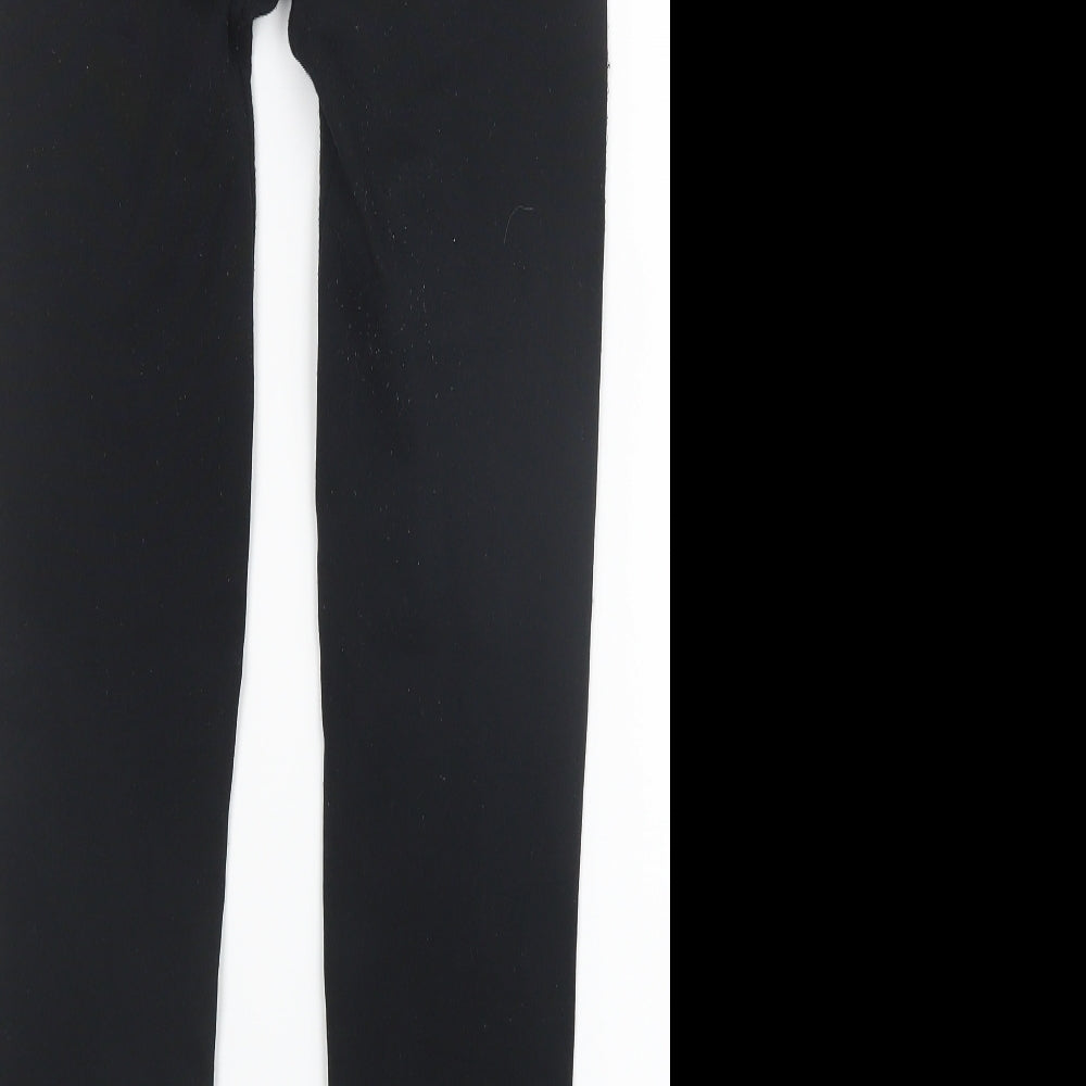 Pebble Bay Womens Black Jogger Trousers Size S L26 in