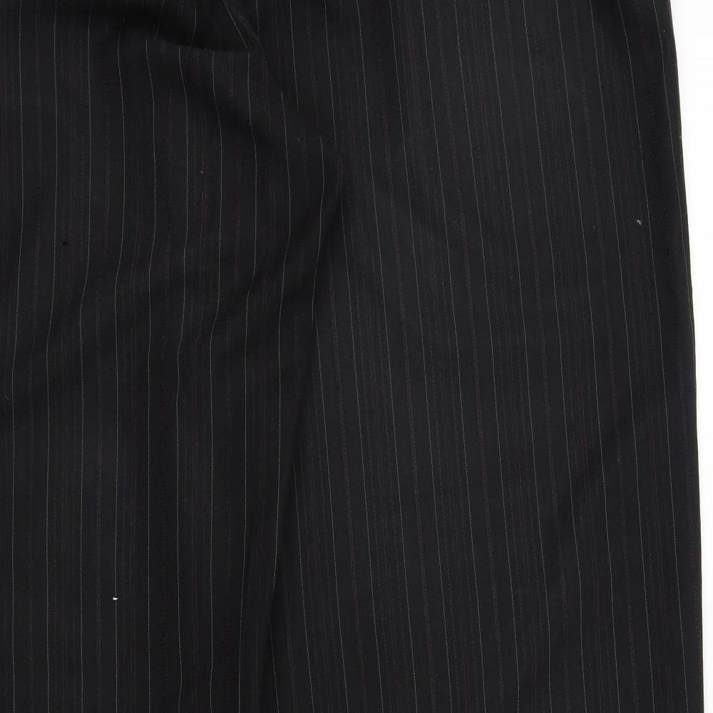 Atmosphere Womens Black Striped Trousers Size 20 L30 in