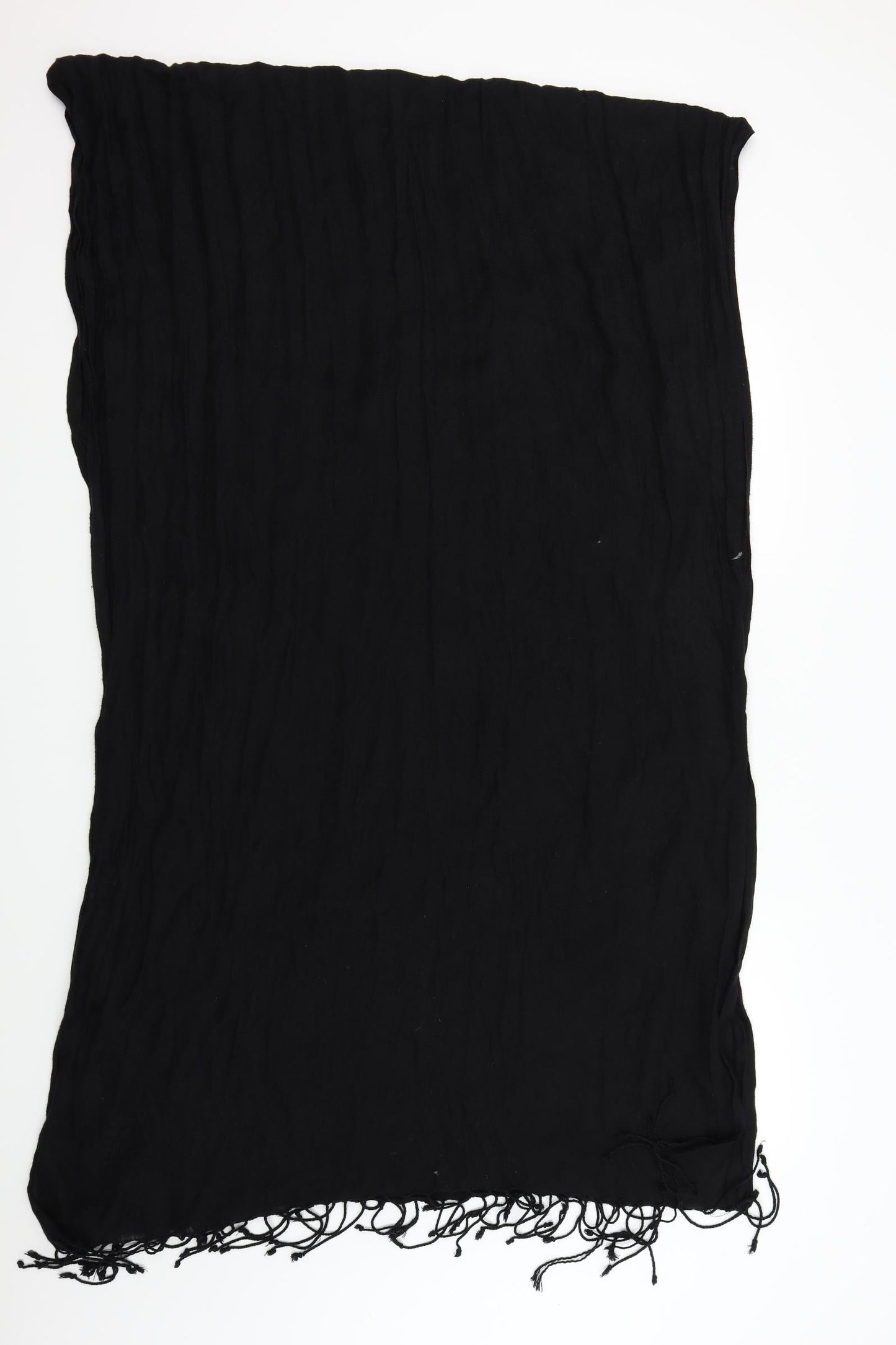 Preworn Womens Black Scarf - 86