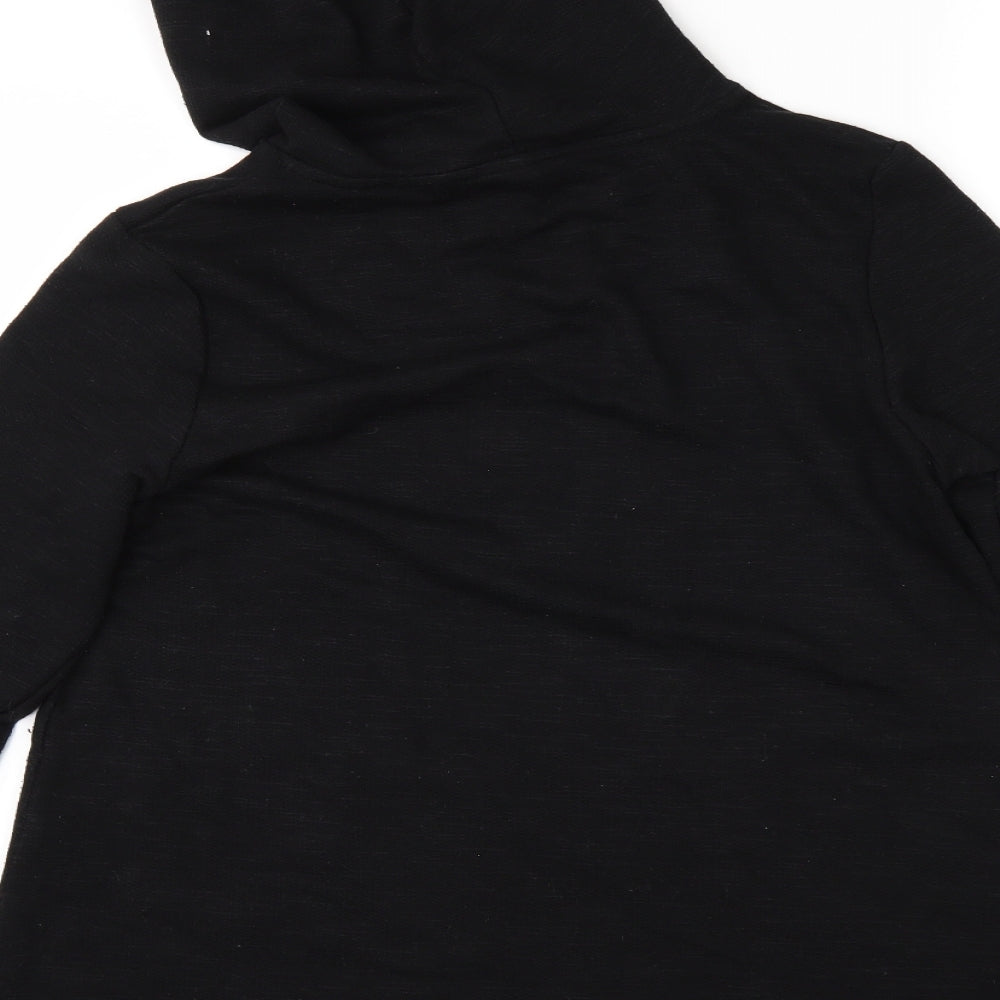 ASOS Womens Black Pullover Hoodie Size 6