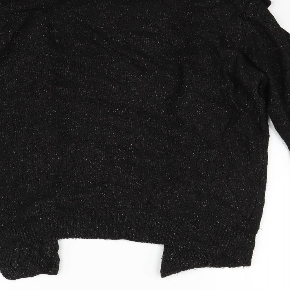 River Island Womens Black Pullover Jumper Size S