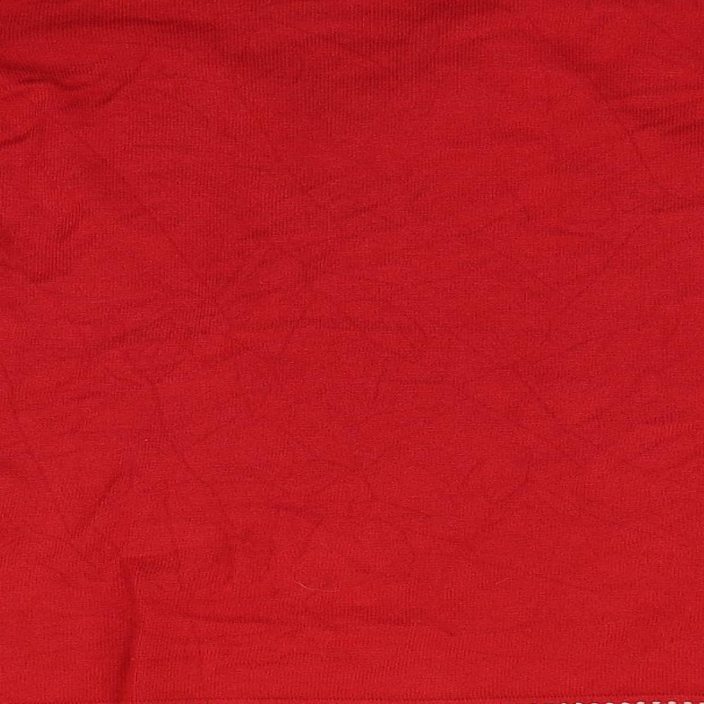 GolleHaug Womens Red Pullover Jumper Size 10 - rose