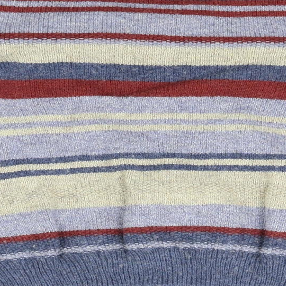 John Lewis Girls Blue Striped Pullover Jumper Size 5 Years