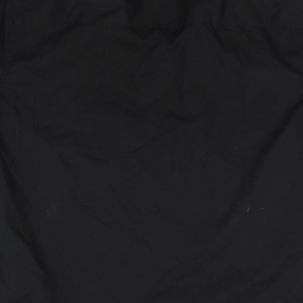 Peacocks Mens Black Button-Up Size 2XL