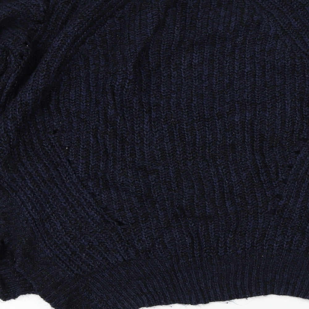 New Look Womens Blue Pullover Jumper Size L