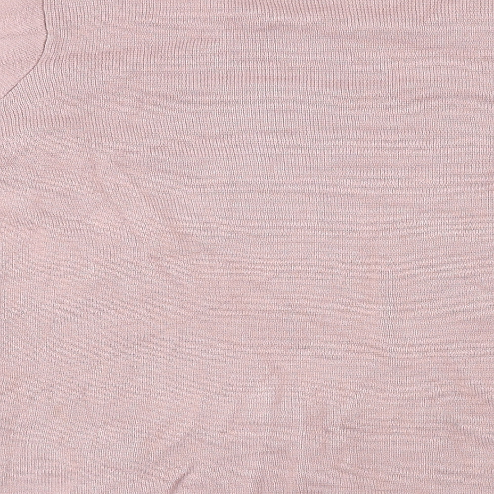 Bonmarché Womens Pink Pullover Jumper Size L