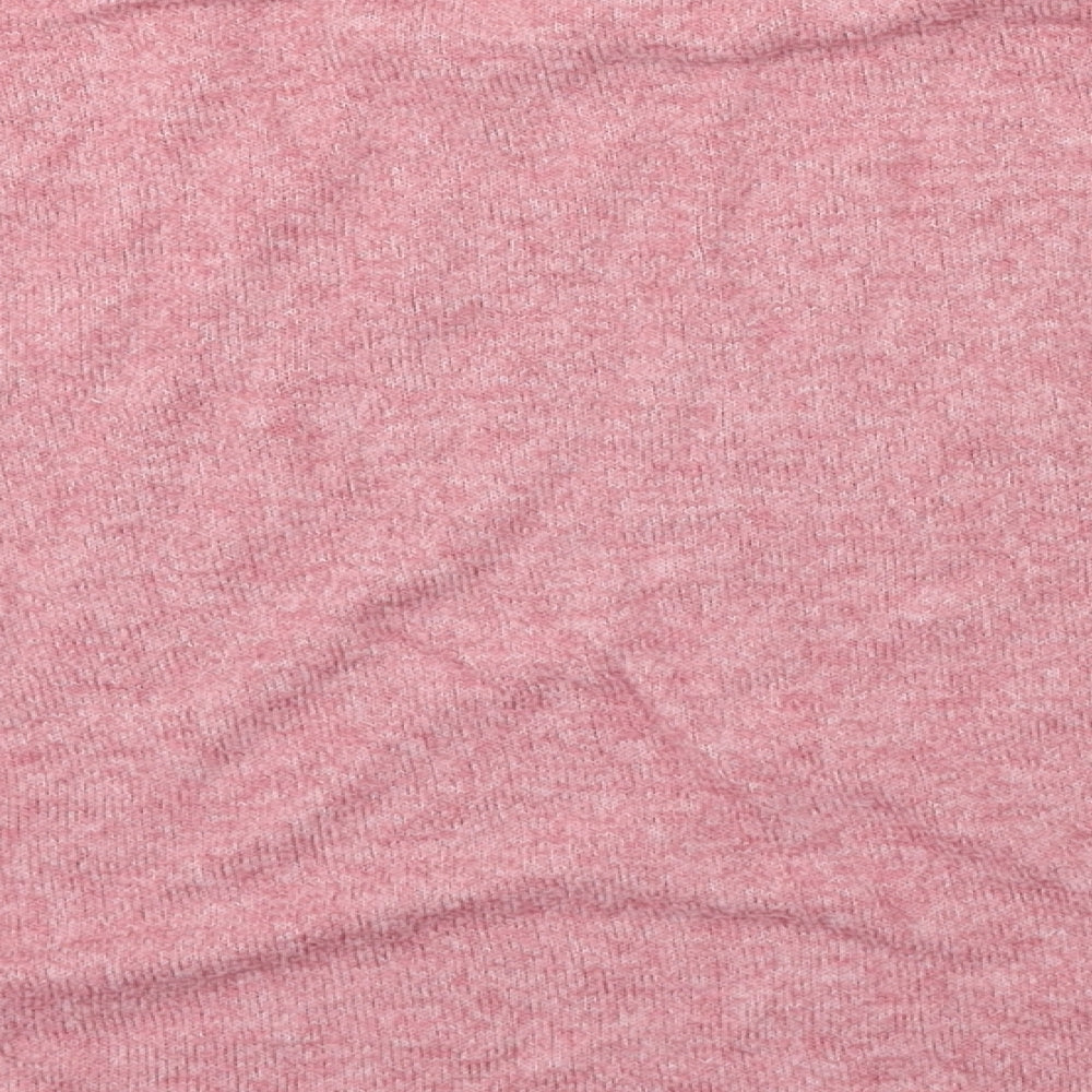 Zara Girls Pink Pullover Jumper Size 7 Years