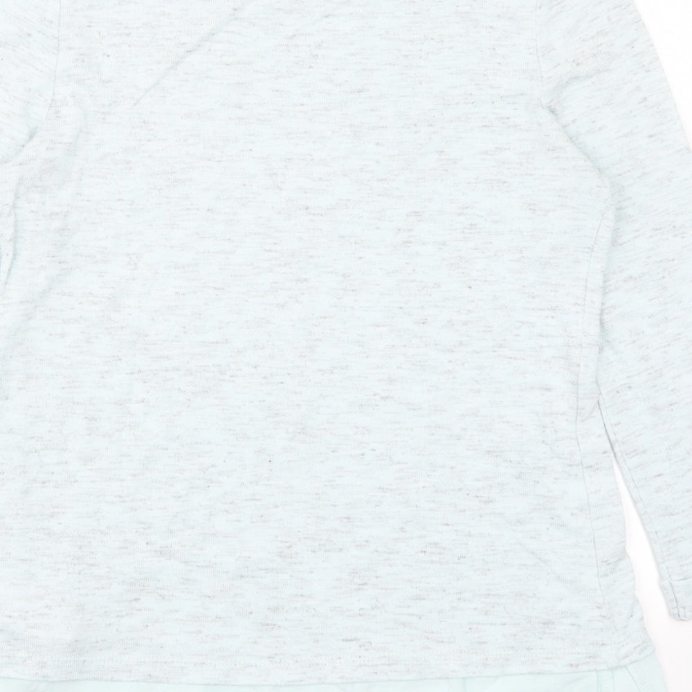 F&F Womens Blue Pullover Jumper Size 8
