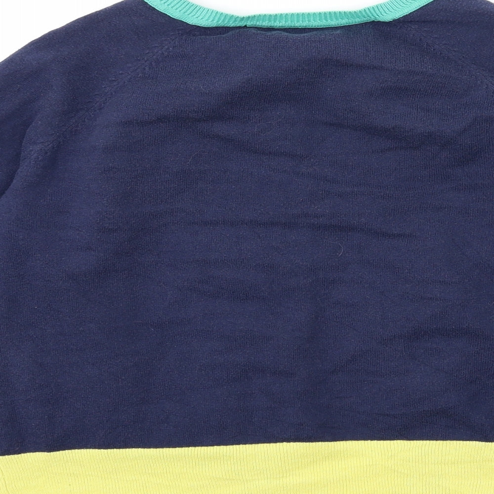 Bass Womens Blue Knit Cardigan Jumper Size XS