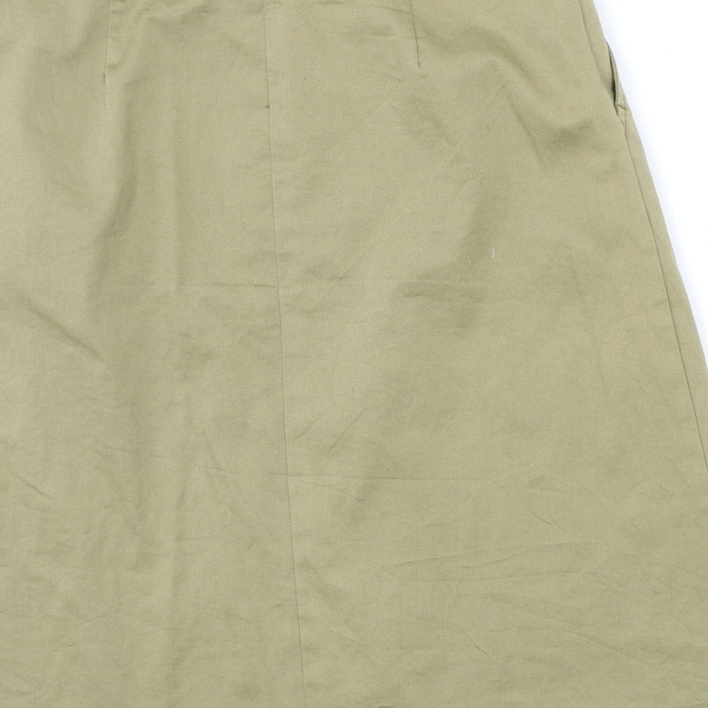 Vanezza regazza Womens Green A-Line Skirt Size 26 in