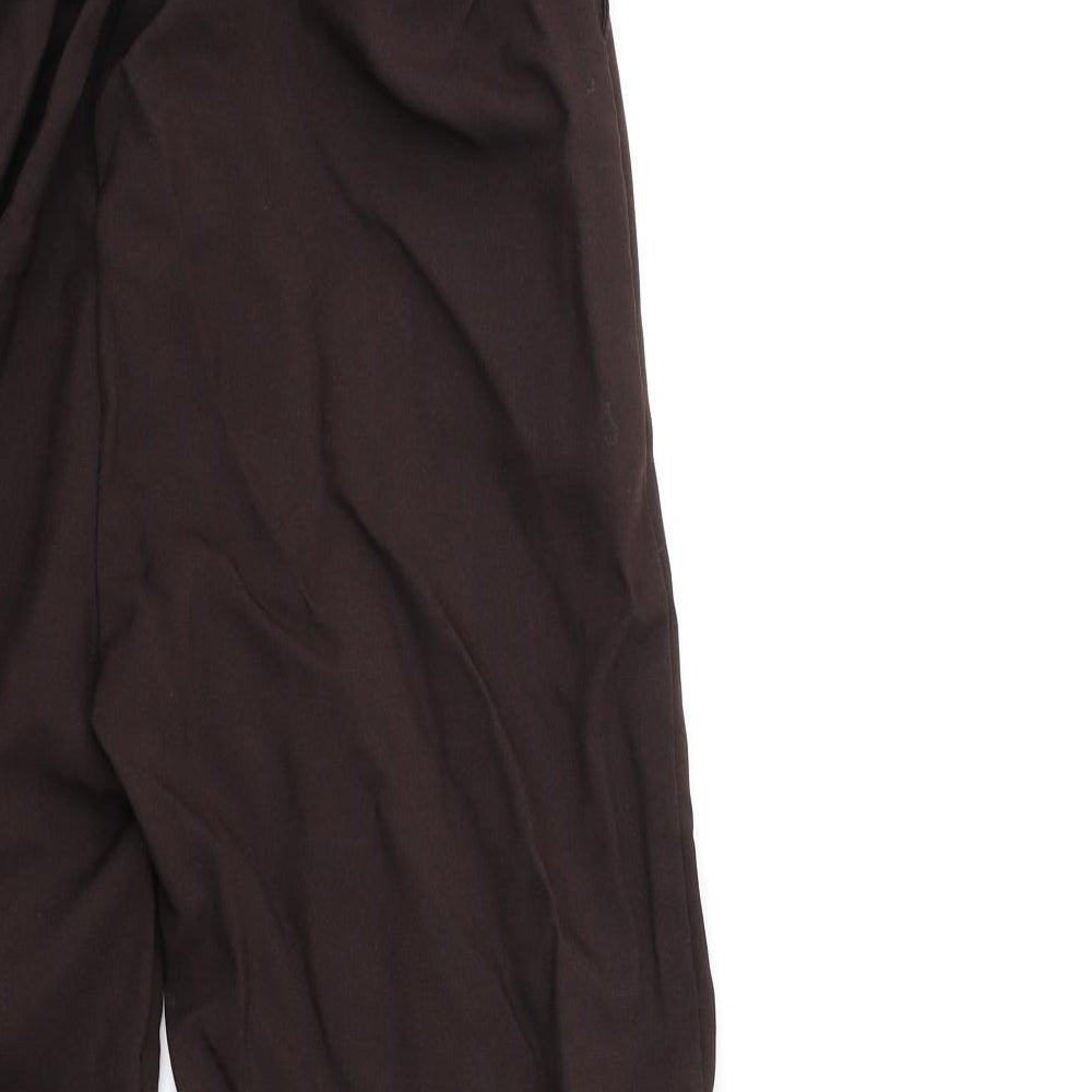 Preworn Womens Brown Trousers Size 10 L25 in