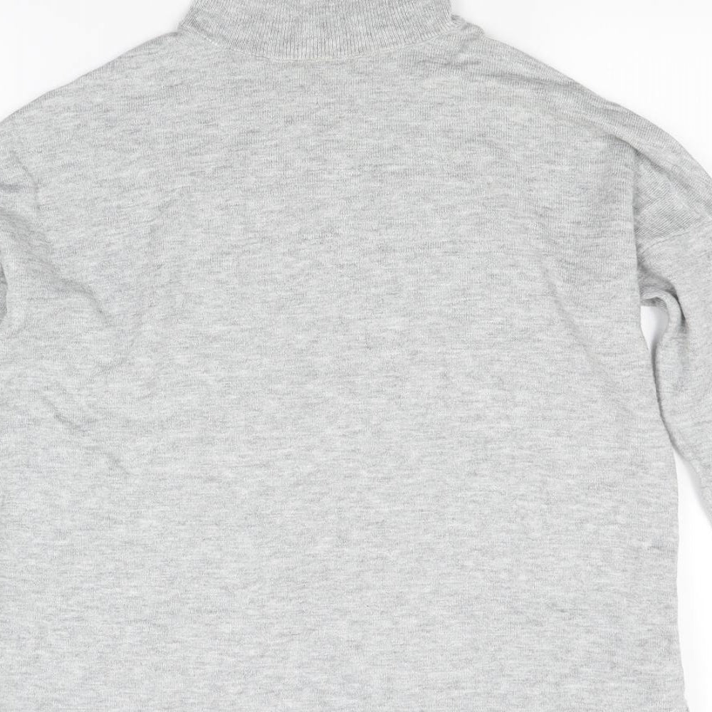 H&M Womens Grey Knit Pullover Jumper Size XS