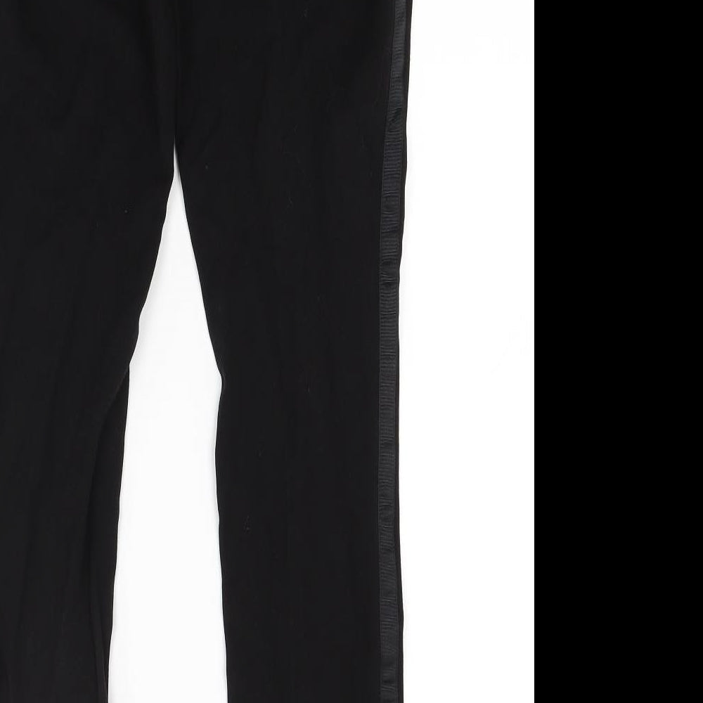 Ferne Cotton Womens Black Trousers Size 8 L26 in