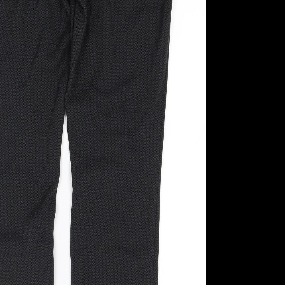 Marks and Spencer Womens Grey Trousers Size 12 L28 in