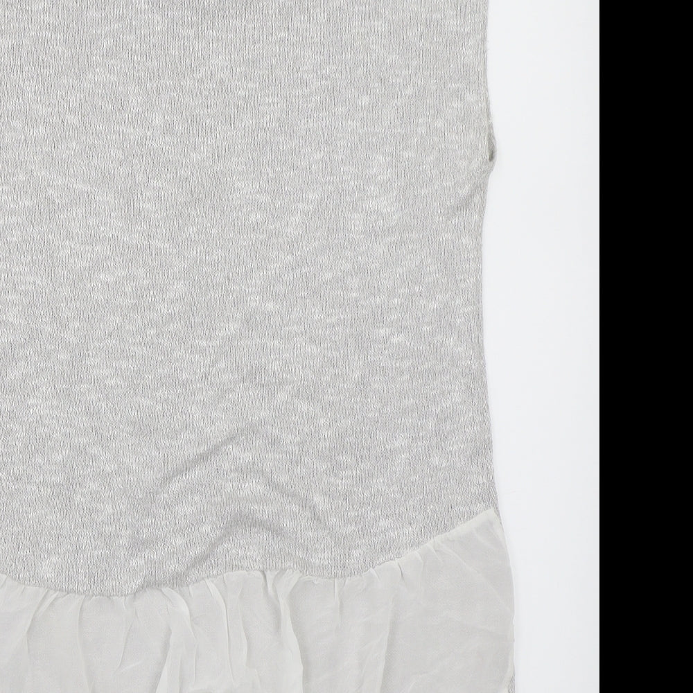 Green Envelope Womens Grey Pullover Jumper Size L