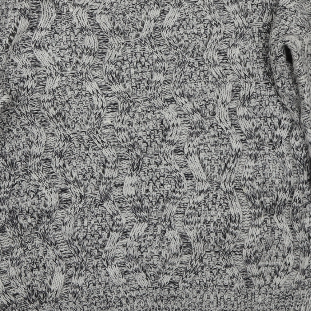 Papaya Womens Grey Pullover Jumper Size S