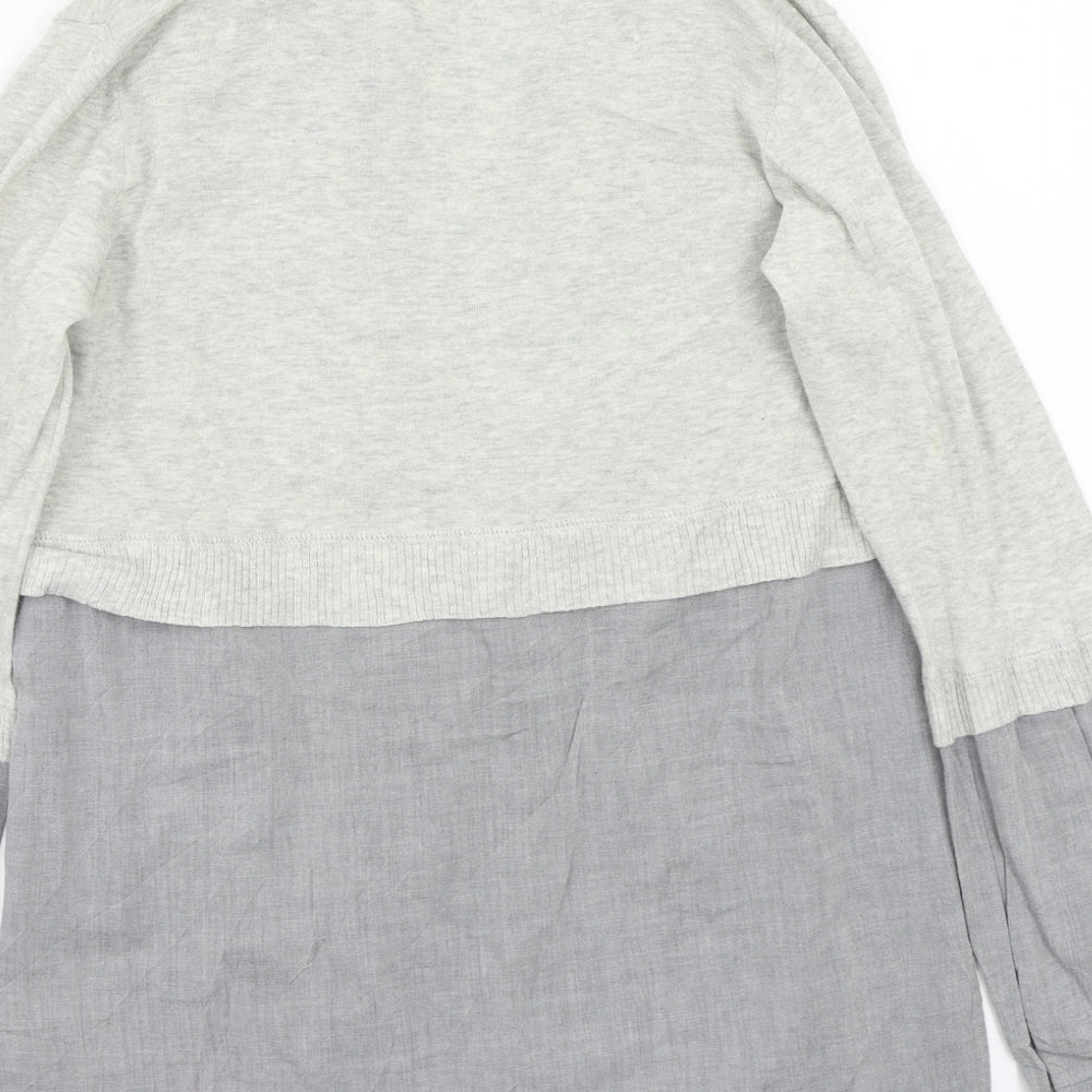 Kookai Womens Grey Basic Button-Up Size 2