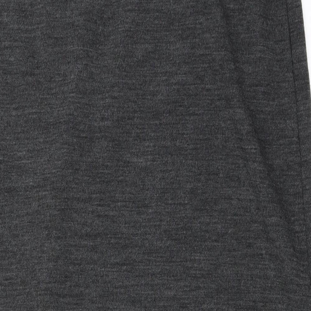 Nina Leonard Womens Grey Straight & Pencil Skirt Size S