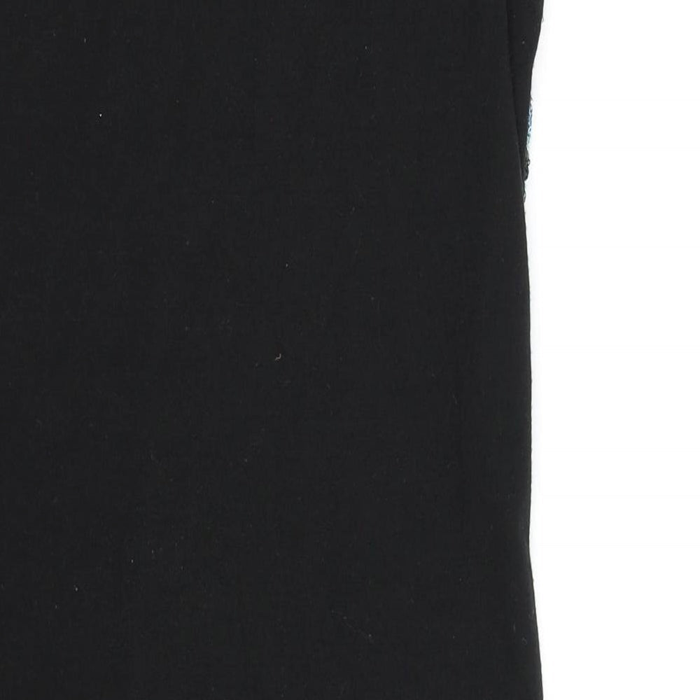 Maia Hemera Womens Black Geometric Mini Size M