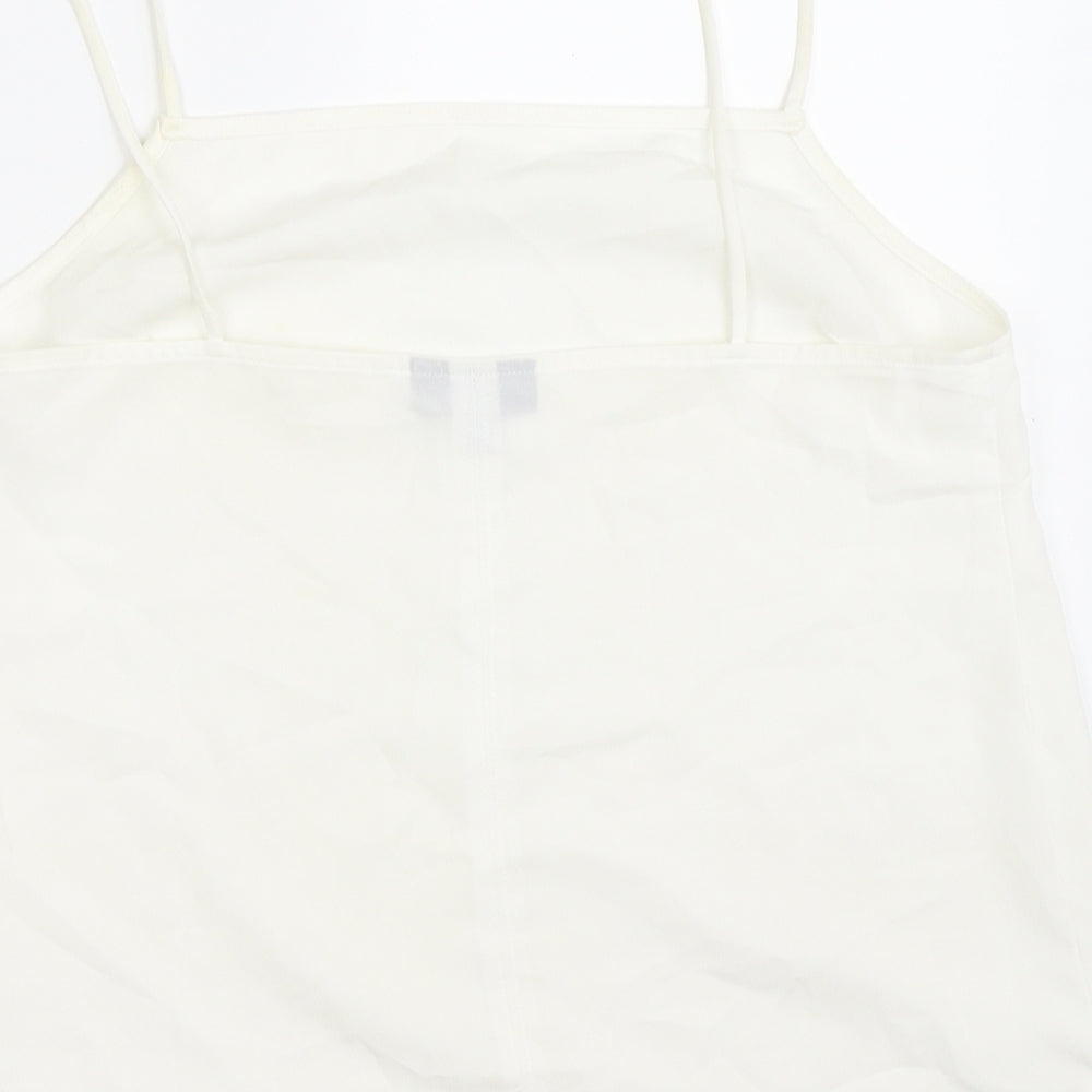 Topshop Womens Ivory Camisole Blouse Size 6
