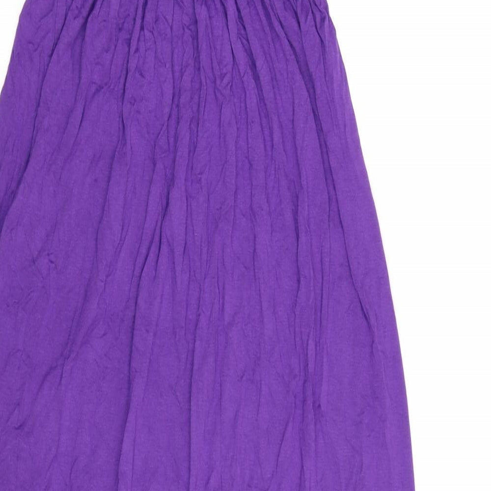 Mei Na Womens Purple A-Line One Size