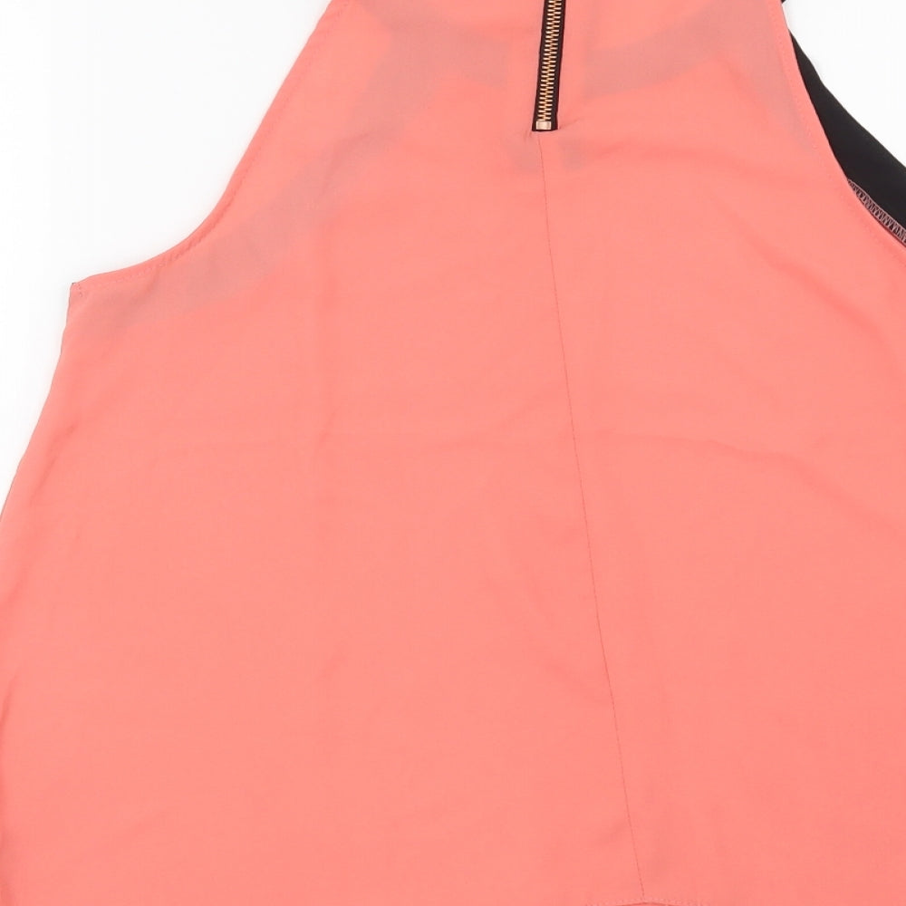 Atmosphere Womens Pink Basic Blouse Size 10