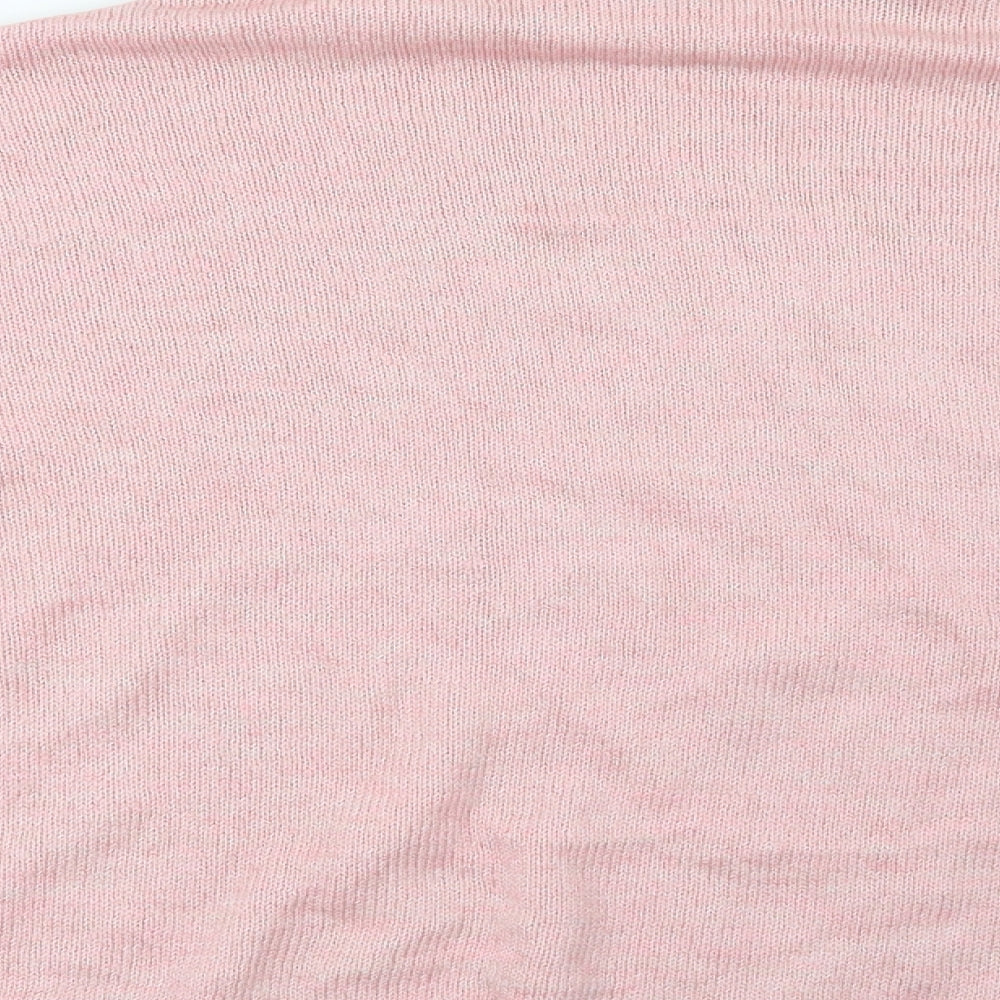 New Look Womens Pink Pullover Jumper Size M