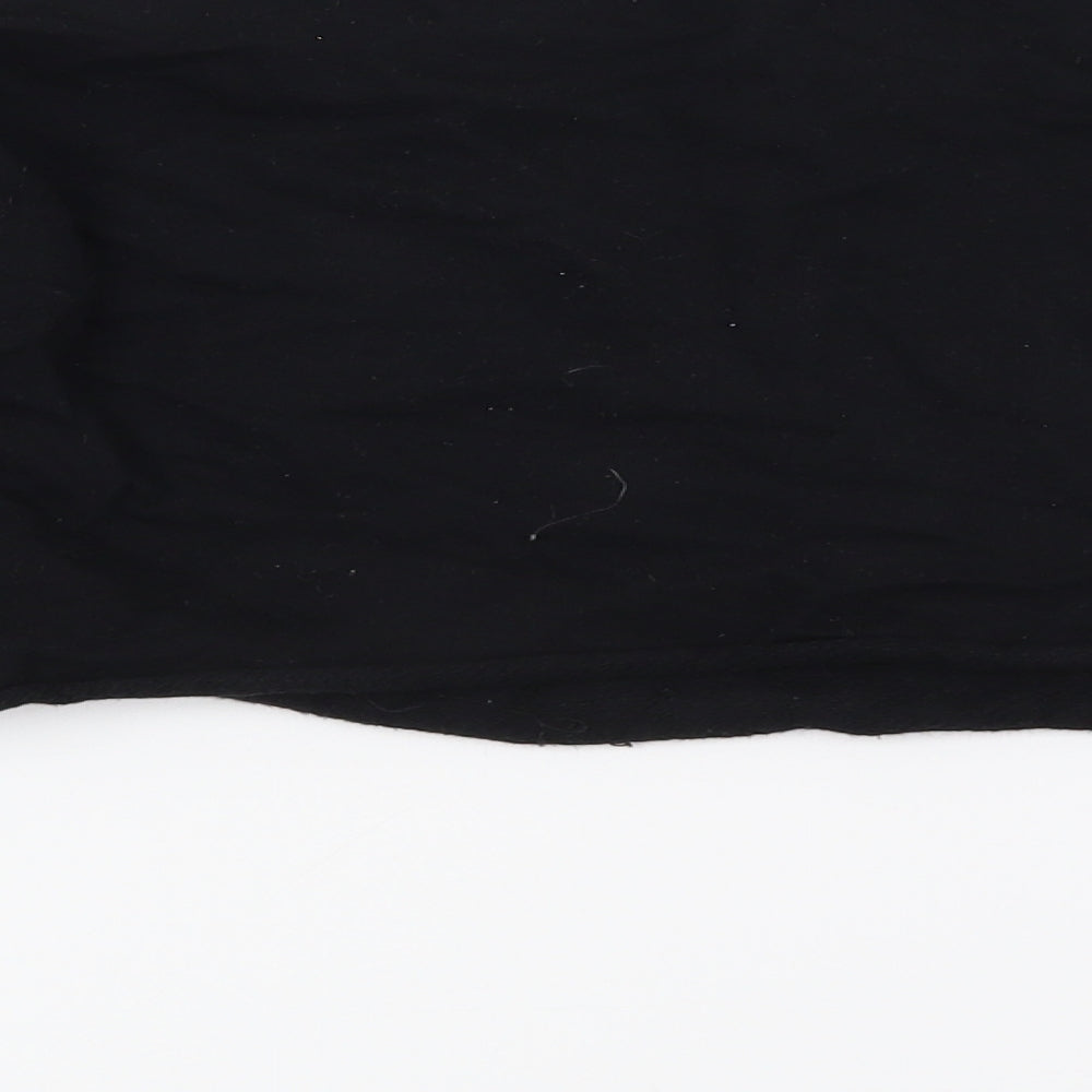 PRETTYLITTLETHING Womens Black Pullover Sweatshirt Size 6