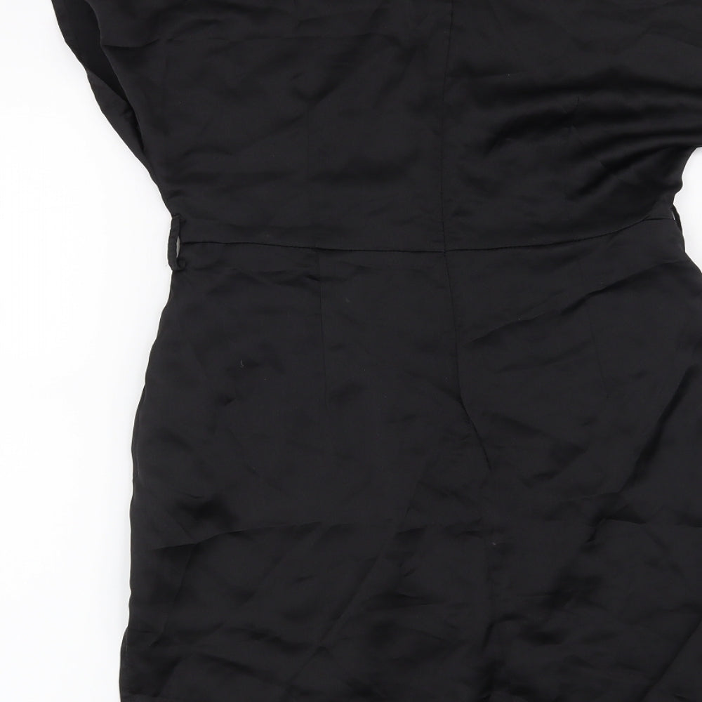 Nasty Gal Womens Black Basic Blouse Size 6
