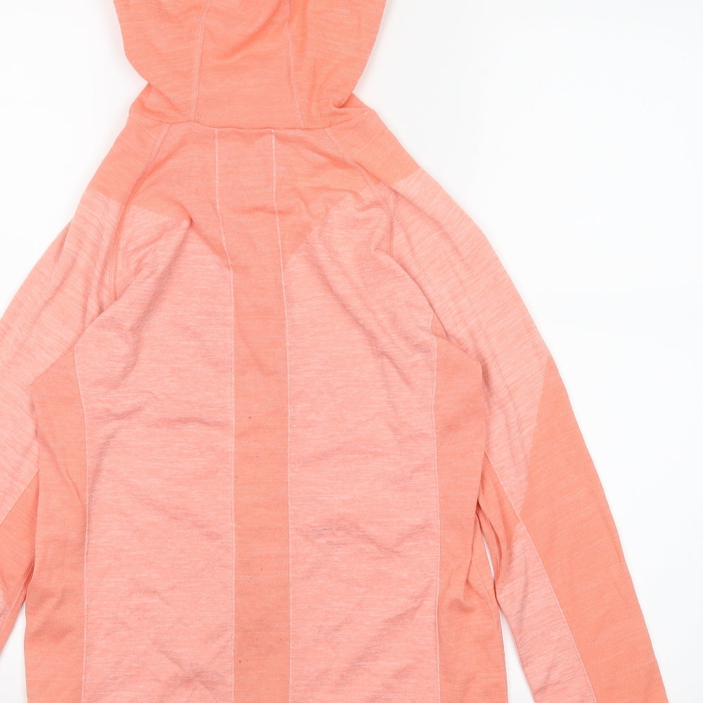 F&F Womens Orange Full Zip Jumper Size L