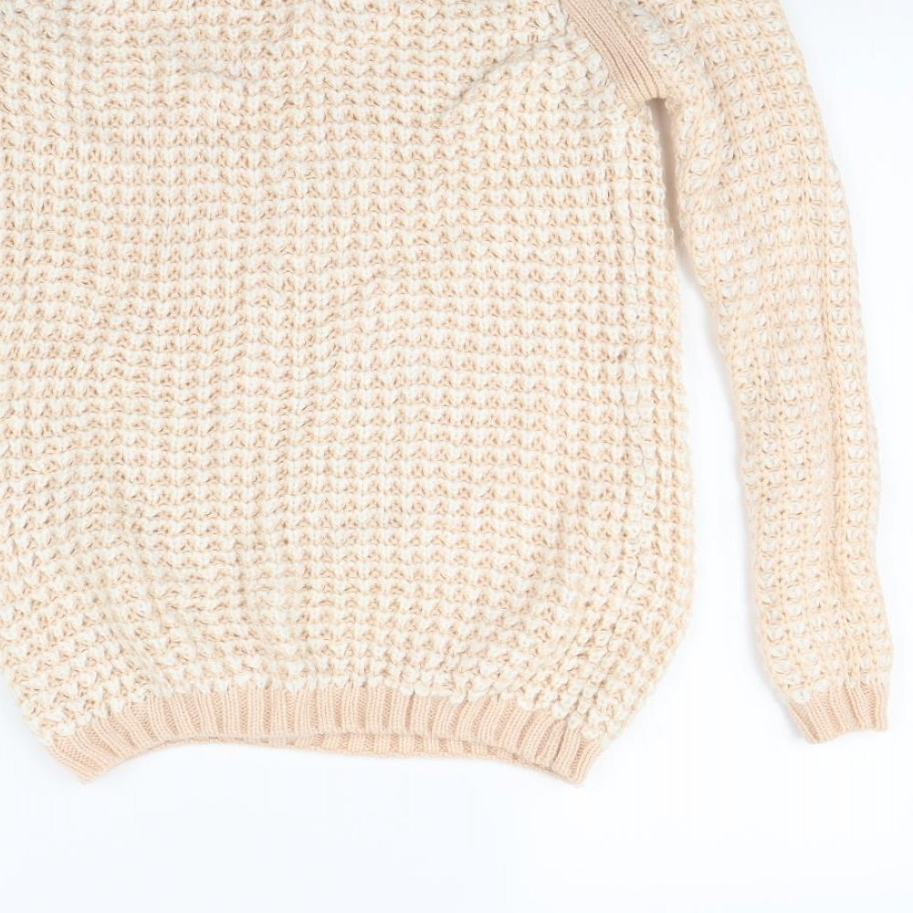 Republic Womens Orange Pullover Jumper Size 8