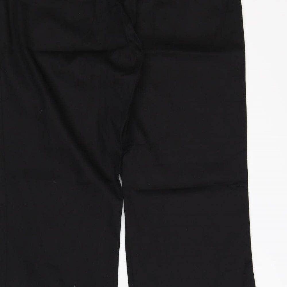 Variations Womens Black Dress Pants Trousers Size 36 in L32 in
