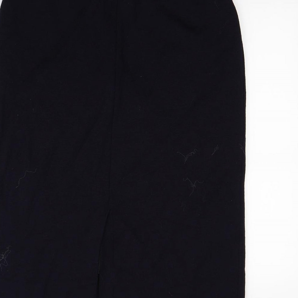 Preworn Womens Blue Straight & Pencil Skirt Size 34 in