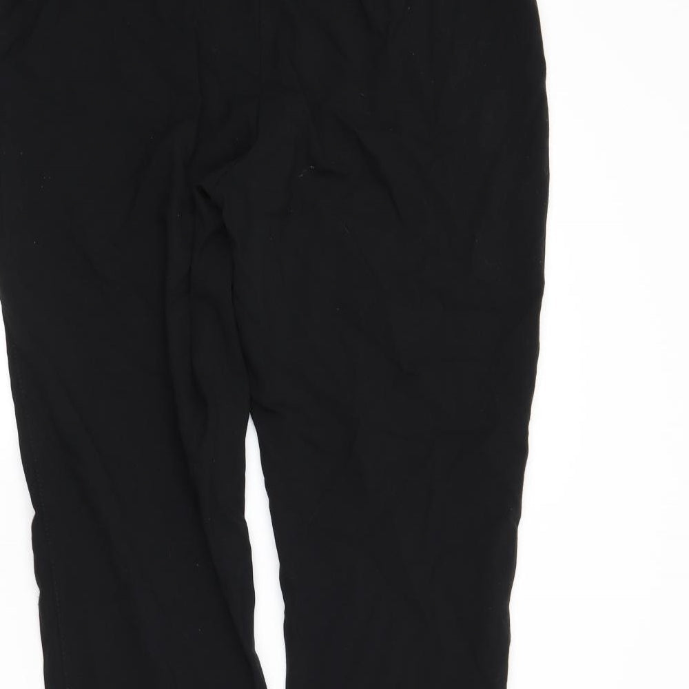 Marks & Spencer Womens Black Dress Pants Trousers Size 14 L25 in