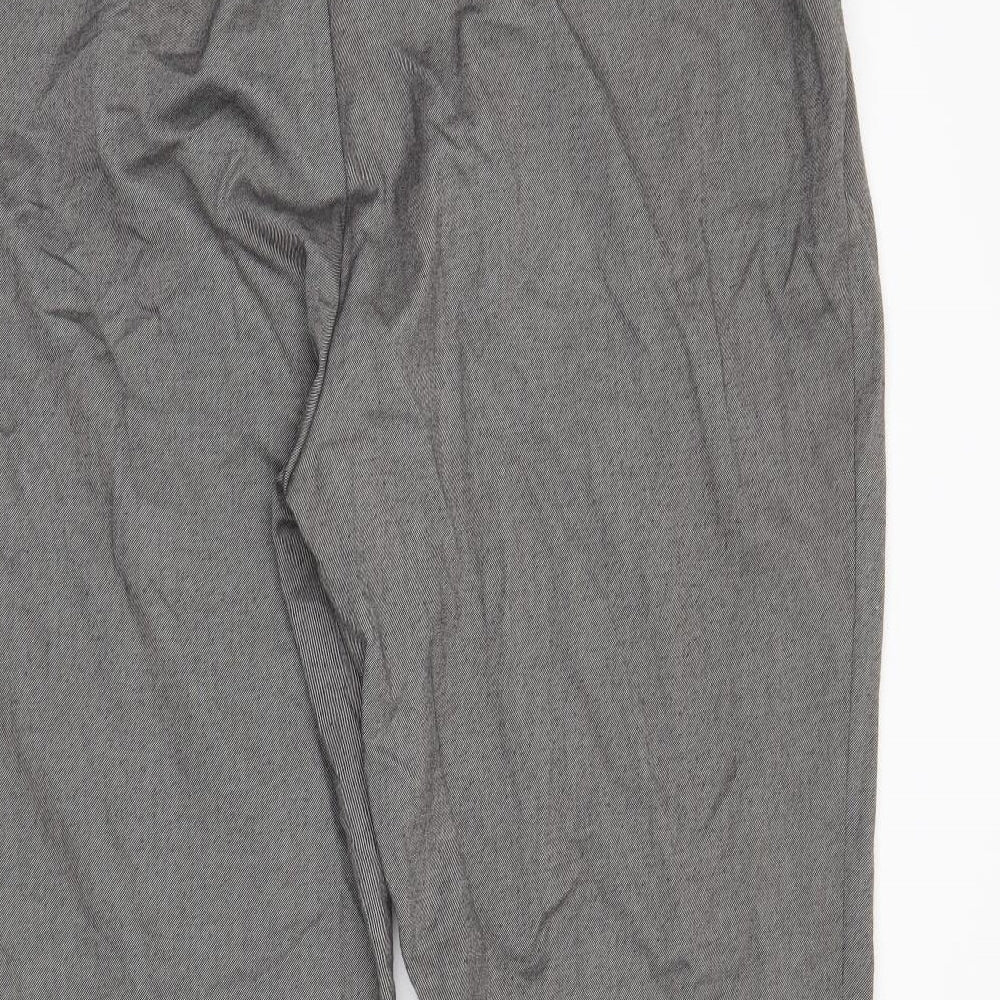 Marks & Spencer Womens Grey Dress Pants Trousers Size 20 L26 in