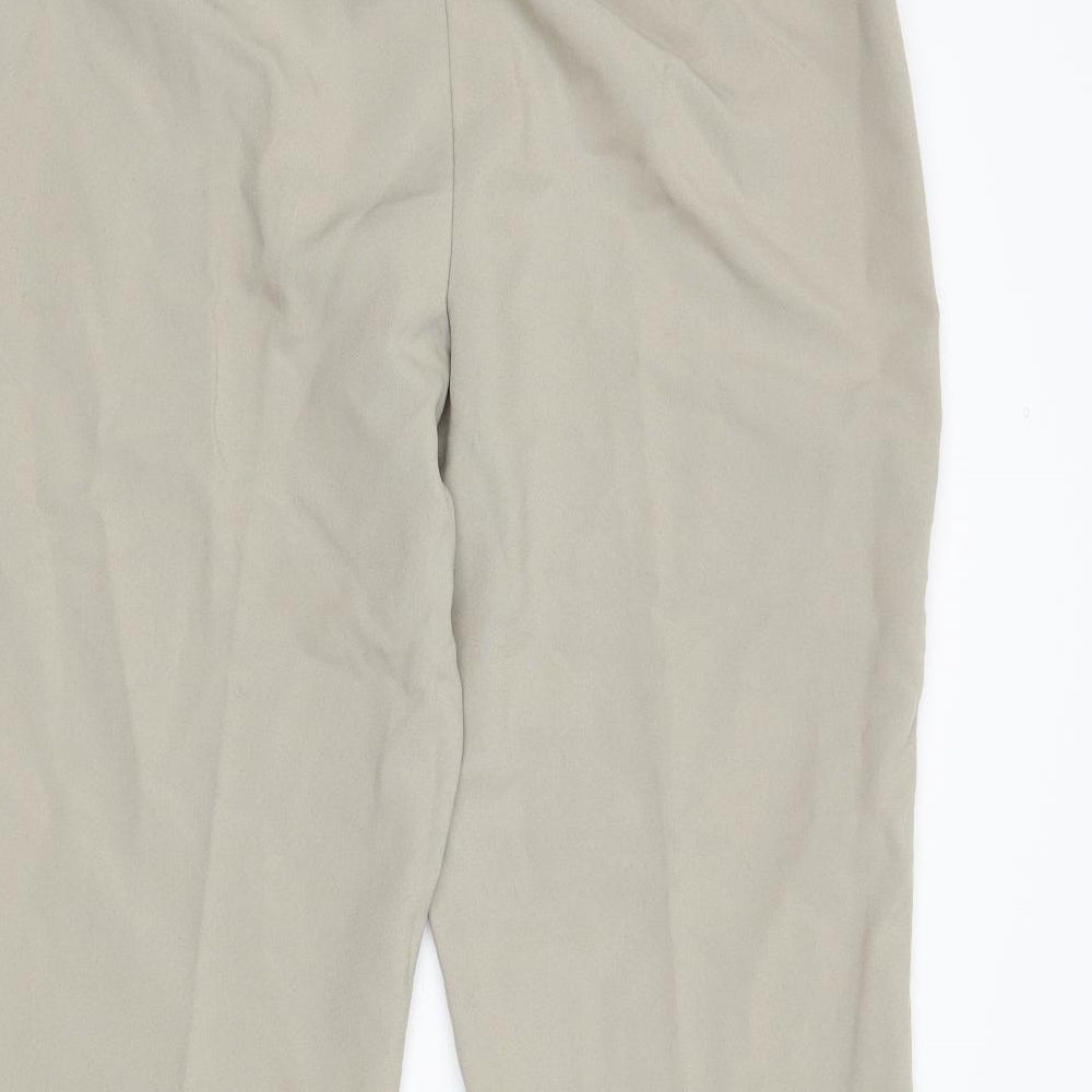 Marks & Spencer Womens Beige Trousers Size 14 L24 in