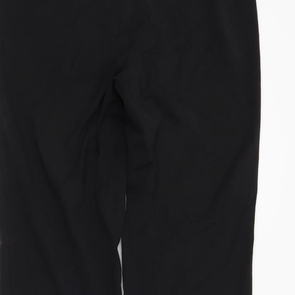 Marks & Spencer Womens Black Trousers Size 14 L26 in